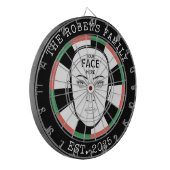 Dein Gesicht Hier Dartboard Dartscheibe (Vorderseite Links)