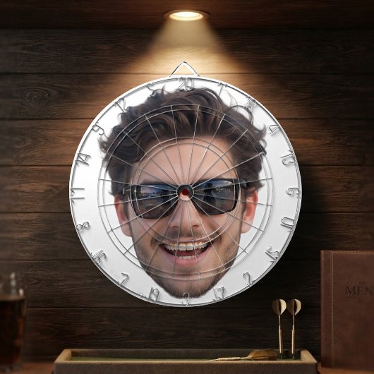 Dein Gesicht hier Dartscheibe