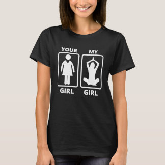 Dein Girl-My-Girl-Yoga-Teacher-Zitat T-Shirt