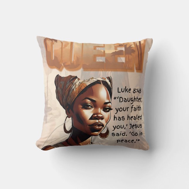 Dein Glaube Kissen (Vorderseite)