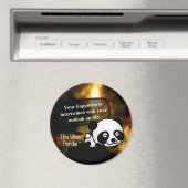 Dein Glück hängt von deiner Lebensaussicht ab Magnet (In Situ (Geschirrspüler))