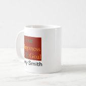 Dein Glück ist mein Ziel Kaffeetasse (Vorderseite Links)