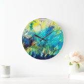 DEIN GREEN WOODLAND GROßE WANDUHR (Zuhause)