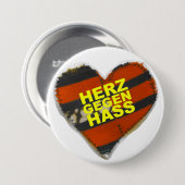 Dein Herz Gegen Hass Button (Vorne & Hinten)