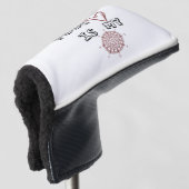 Dein Herz ist mein Compass Golf Balls Headcover (3/4 Vorderseite)