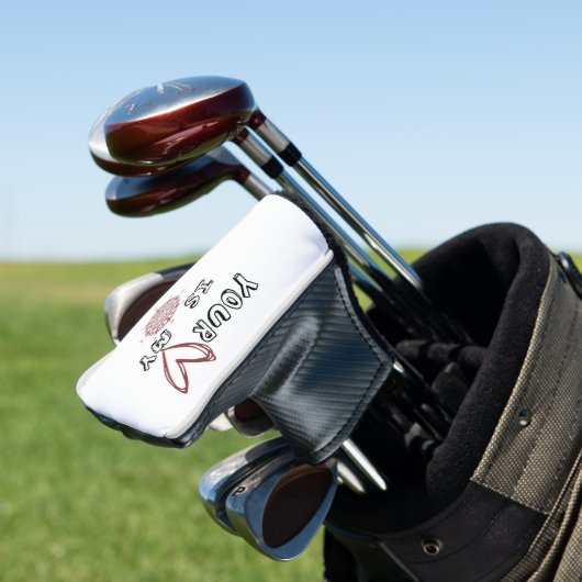 Dein Herz ist mein Compass Golf Balls Headcover (In Situ)