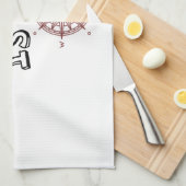 Dein Herz ist mein Kompass Geschirrtuch (Viertel Falte)