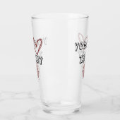 Dein Herz ist mein Kompass Glas (Links)