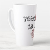 Dein Herz ist mein Kompass Milchtasse (Linke Ecke)