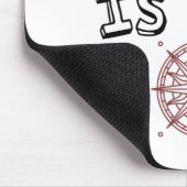 Dein Herz ist mein Kompass Mousepad (Ecke)