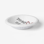 Dein Herz ist mein Kompass Pappteller (Gewinkelt)