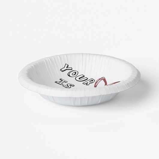 Dein Herz ist mein Kompass Pappteller (Gewinkelt)