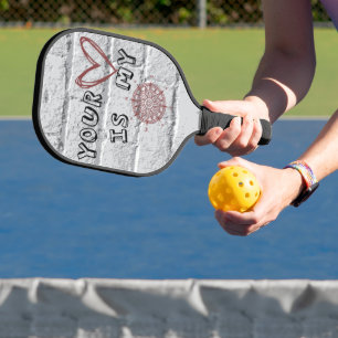 Dein Herz ist mein Kompass Pickleball Schläger