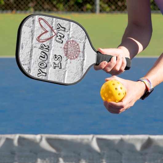 Dein Herz ist mein Kompass Pickleball Schläger (InSitu)