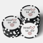 Dein Herz ist mein Kompass Pokerchips (Stapel)