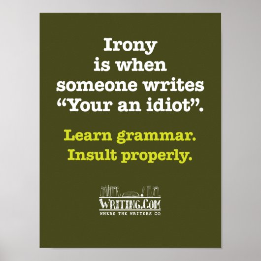 Dein Idiot. Poster (Vorne)