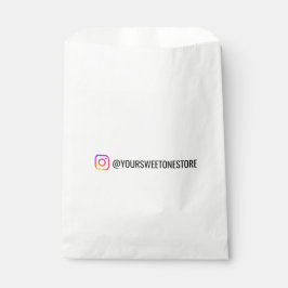 Dein Instagram-Name Social-Media-Icon Markenzeiche Geschenktütchen