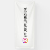Dein Instagram-Name & Social-Media-Icon-Promo Banner (Vertikal)