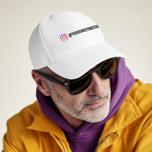 Dein Instagram-Name & Social-Media-Icon-Promo Truckerkappe