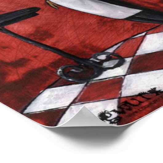 Dein Kaffee ist fertig Poster (Ecke)