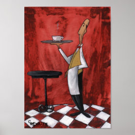 Dein Kaffee ist fertig Poster