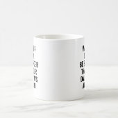 Dein Kaffee sei stärker Tochter Papa Lustig Kaffeetasse (Mittel)