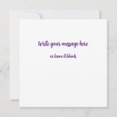 Dein Kind, das auf einem Frosch reitet, steckte me Karte (Rückseite)