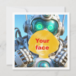 Dein Kind und Roboter, Roboter Leerkarte Karte