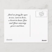 Dein Königreich kommt auf der Erde wie im Himmel, Postkarte (Rückseite)