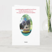 "Dein Kuchen haben und es auch essen!" Danke, Ca Dankeskarte (Rückseite)