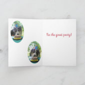 "Dein Kuchen haben und es auch essen!" Danke, Ca Dankeskarte (Innenseite)