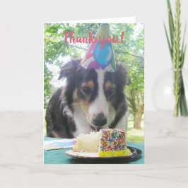 "Dein Kuchen haben und es auch essen!" Danke, Ca Dankeskarte