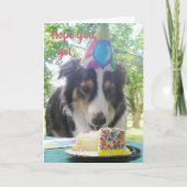 "Dein Kuchen haben und es auch essen!" Dankeskarte (Vorderseite)