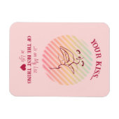 Dein Kuss ist... Flexibles Magnet für Ihre Liebe (Horizontal)