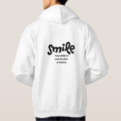 Dein Lächeln b Hoodie (Rückseite)