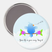 Dein Leben ist dein Song, der es singt! Magnet (Vorderseite/Rückseite)