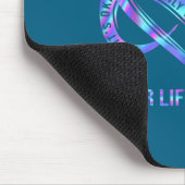 Dein Leben S Suizidpräventionsbewusstsein Bleib Mousepad (Ecke)