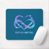 Dein Leben S Suizidpräventionsbewusstsein Bleib Mousepad (Mit Mouse)