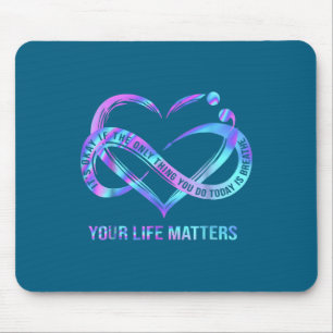 Dein Leben S Suizidpräventionsbewusstsein Bleib Mousepad