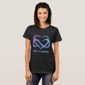 Dein Leben S Suizidpräventionsbewusstsein Bleiben  T-Shirt (Vorne ganz)
