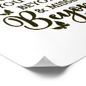 Dein Leben war ein Segen-Butterfly-Gedächtnisposte Poster (Ecke)