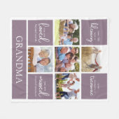 Dein Leben war eine Gedenkstätte des Segen-Fotos Fleecedecke (Vorderseite (Horizontal))