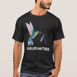 Dein Leben zählt Band N Suizidbewusstsein Mental T-Shirt