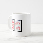 Dein letzter Tag Funny Mug Kaffeetasse (Vorderseite Links)