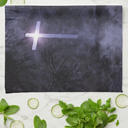 Dein Licht ist Come Kitchen Handtuch (Gefaltet)