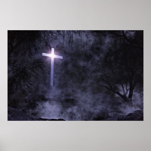 Dein Licht kommt zum Drucken Poster (Vorne)