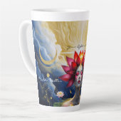 Dein Licht wird gebraucht-Latte-Mug Milchtasse (Linke Ecke)