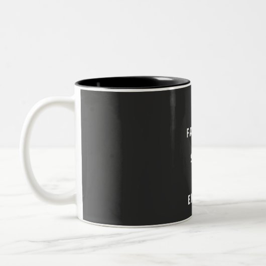 Dein Lieblingskind scheint wie Geschenk genug ( Zweifarbige Tasse (Links)