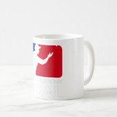 Dein Loch ist mein Goal Funny Cornhole Player Bean Kaffeetasse (VorderseiteRechts)