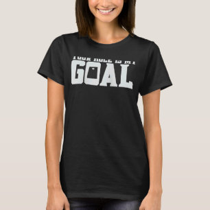 Dein Loch ist mein Goal-Player-Spiel Retro Cornhol T-Shirt